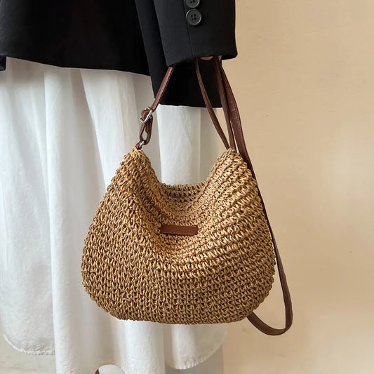 Stand Out in Style: Woven Boho Crossbody Bag