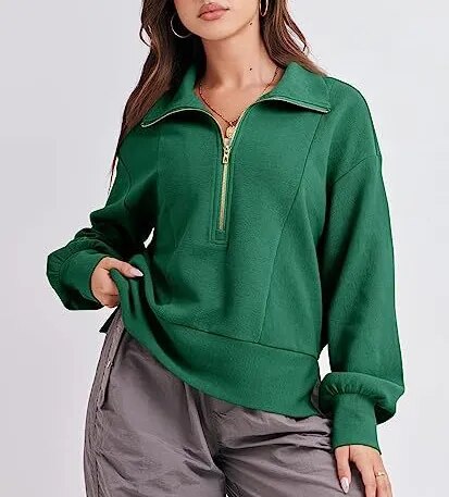 Cozy Green Women's Jacket - Fashion Meets Warmth