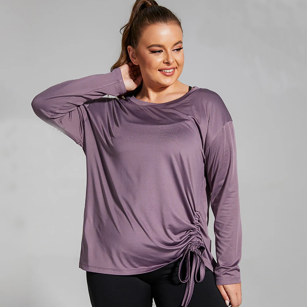 Style in Motion: Plus Size Quick Dry Yoga Clothes for an active lifestyle.