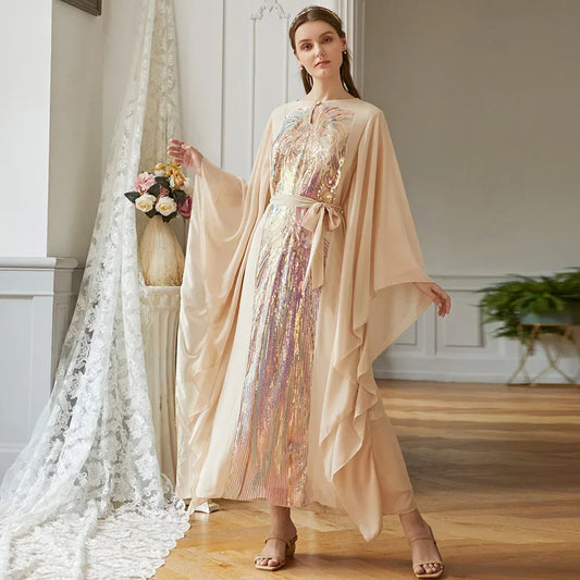 Pastel Kaftan Dresses for Eid