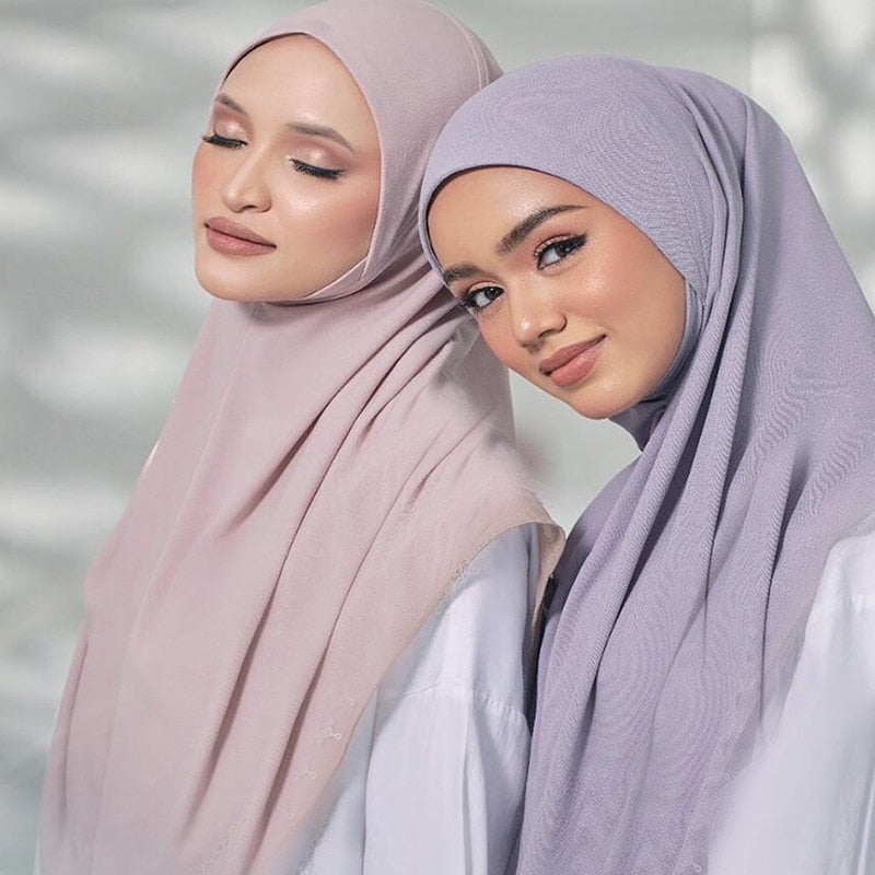 Variety of Pastel Premium Instant Hijabs for Your Selection