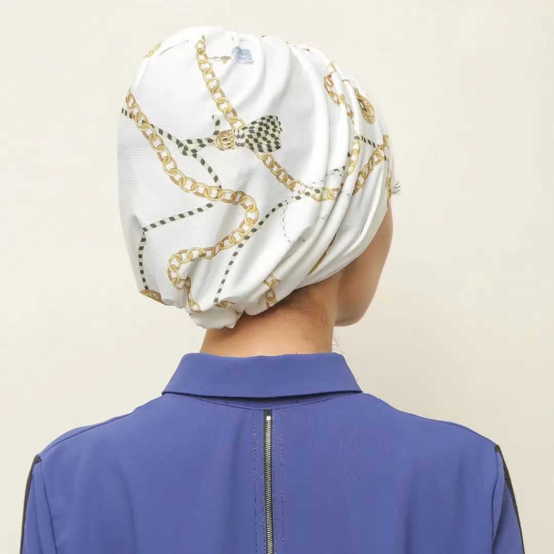 Printed Turban Head Cap