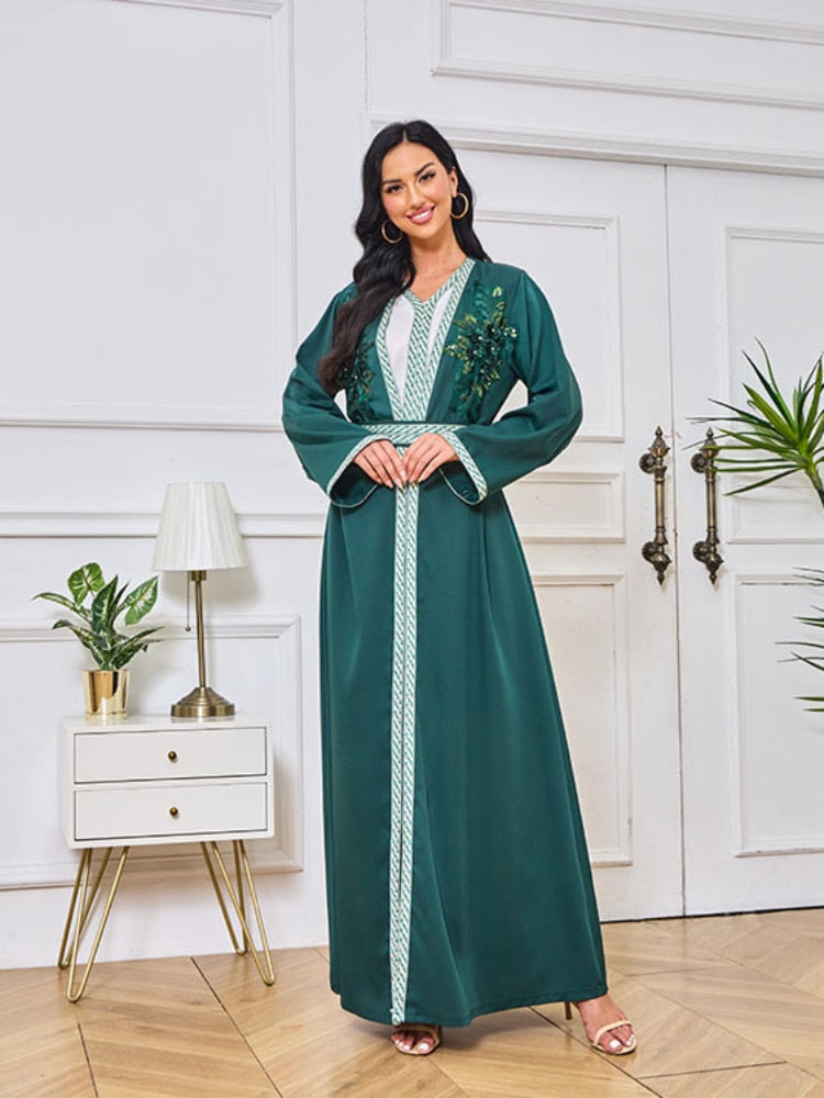 Solid Color Range of the Modern Open Abaya Collection