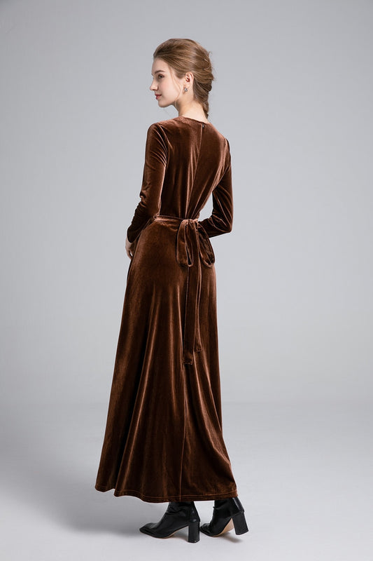 Velvet Elegant Long Dress